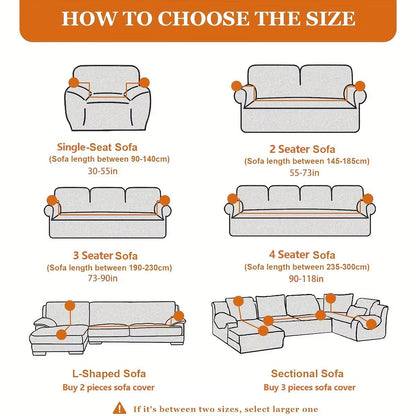 UltraFit SolidColor Stretch Sofa Slipcover  NonSlip DustProof Furniture Protector 1