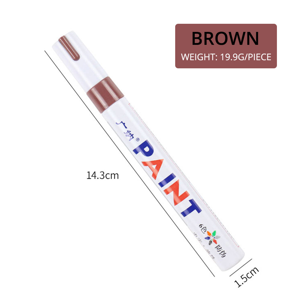 Waterproof Car Tire Marker White Paint Pen For Auto Wheel Rubber Tyre Permanent Oily Mark Pen 15
