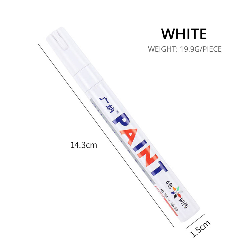 Waterproof Car Tire Marker White Paint Pen For Auto Wheel Rubber Tyre Permanent Oily Mark Pen 14