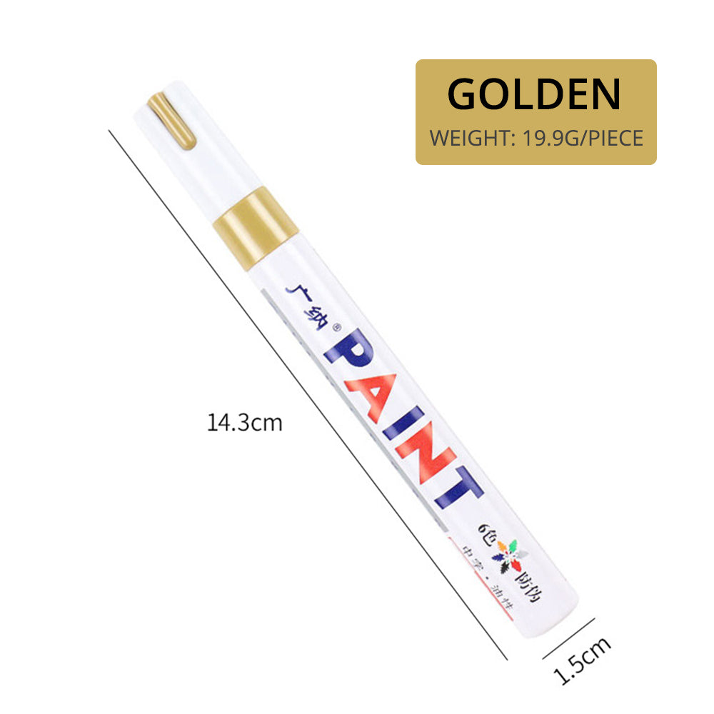 Waterproof Car Tire Marker White Paint Pen For Auto Wheel Rubber Tyre Permanent Oily Mark Pen 17