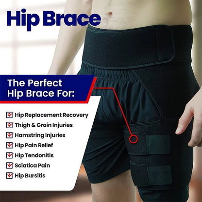 ProFlex Hip  Thigh Compression Wrap  Hip Compression Support For Sciatica Groin Hamstring  Quad Rel 3