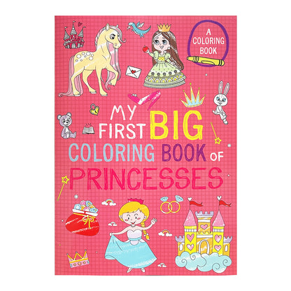 Cute Warm Colored Doodle Books, Preschool Puzzle Painting, Animals and Princesses for Children