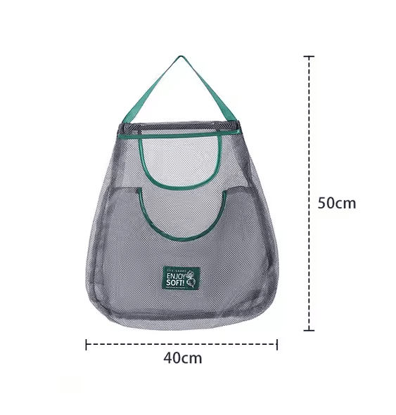 Reusable Hanging Mesh Storage Bags For Kitchen Fruit And Vegetables 6