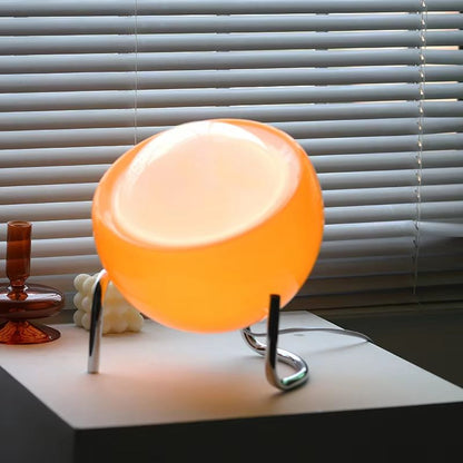 LuminaBau Glass Table Lamp  Retro Nordic LED Desk  Bedside Accent Lamp 2