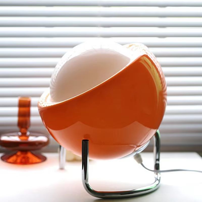 LuminaBau Glass Table Lamp  Retro Nordic LED Desk  Bedside Accent Lamp 3