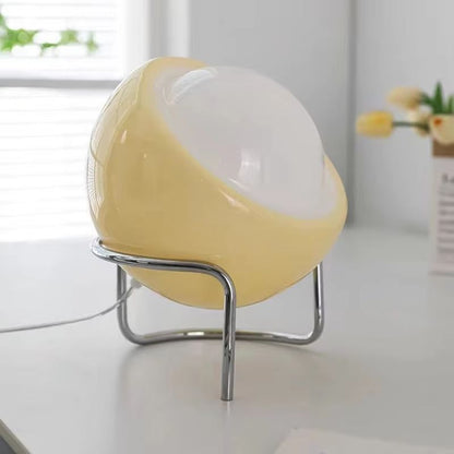 LuminaBau Glass Table Lamp  Retro Nordic LED Desk  Bedside Accent Lamp 5