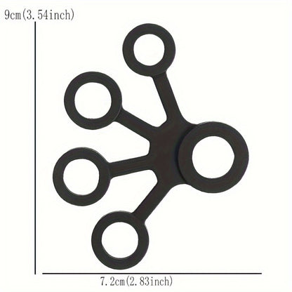 Antistress Finger Grip Silicone Ring Exerciser 3 Levels Fitness Resistance Band Finger Sensory Hand 1