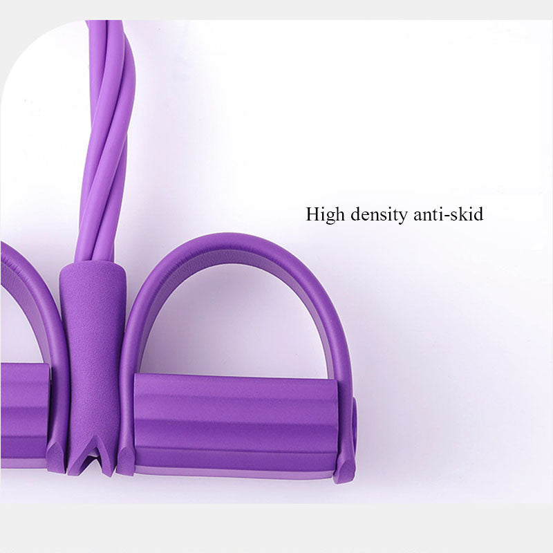Multi Functional Six Tube Pedal Tensioner, Elastic Band Tension Rope, Yoga and Abdominal Strengthening Fitness Equipment