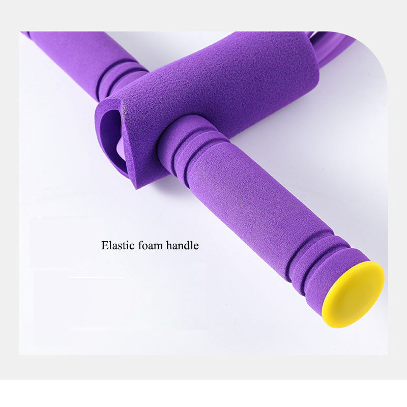 Multi Functional Six Tube Pedal Tensioner, Elastic Band Tension Rope, Yoga and Abdominal Strengthening Fitness Equipment