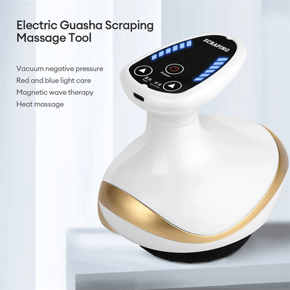 Electric EMS Cupping Massager with Heating and Vacuum Therapy for Body Slimming and Pain Relief