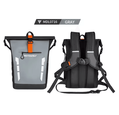 Motowolf Waterproof Motorcycle Backpack 20L Large Capacity Riding Bag 2