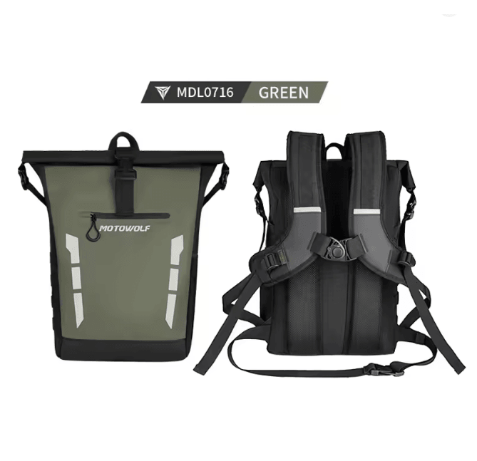Motowolf Waterproof Motorcycle Backpack 20L Large Capacity Riding Bag 3