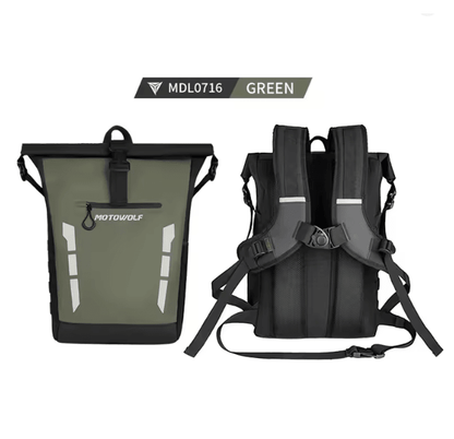 Motowolf Waterproof Motorcycle Backpack 20L Large Capacity Riding Bag 3