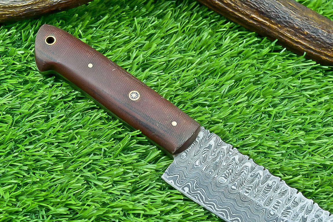 Stunning Hand Forged Damascus Steel Chef Knife  115 Custom Handmade Kitchen Knife 3
