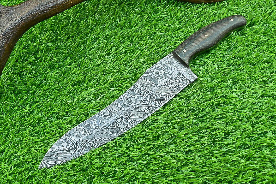 Hand Forged Damascus Steel Chef Knife  115 Custom Handmade Kitchen Knife 2
