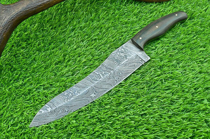 Hand Forged Damascus Steel Chef Knife  115 Custom Handmade Kitchen Knife 2