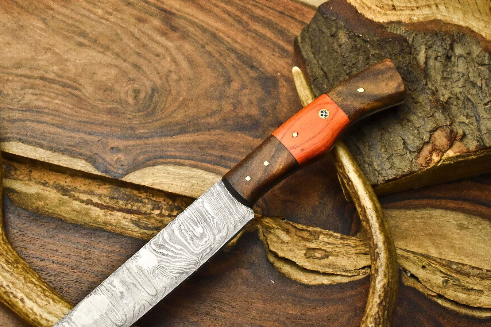 Exclusive 12 Hand Forged Damascus Steel Chef Knife  Custom Handmade Kitchen Knife 1
