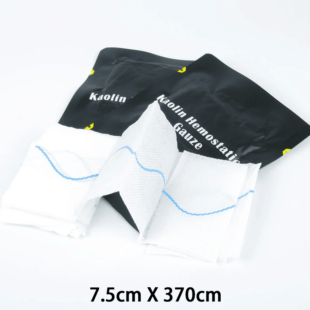 KaolinPro Z Fold Hemostatic Gauze For Tactical First Aid And Emergency Trauma Care 1