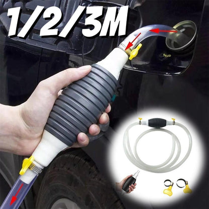 Manual Hand Fuel Pump, Oil Transfer Pump for Car Fuel Tank, Petrol Diesel Liquid Syphon Fuel Saver for Gas