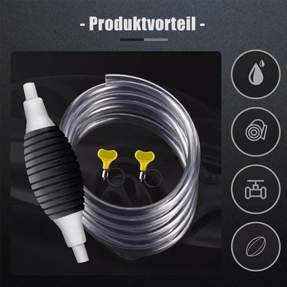 Manual Hand Fuel Pump, Oil Transfer Pump for Car Fuel Tank, Petrol Diesel Liquid Syphon Fuel Saver for Gas