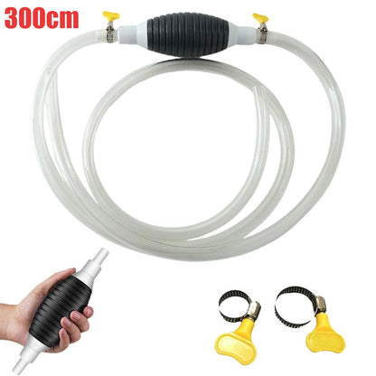 Manual Hand Fuel Pump, Oil Transfer Pump for Car Fuel Tank, Petrol Diesel Liquid Syphon Fuel Saver for Gas