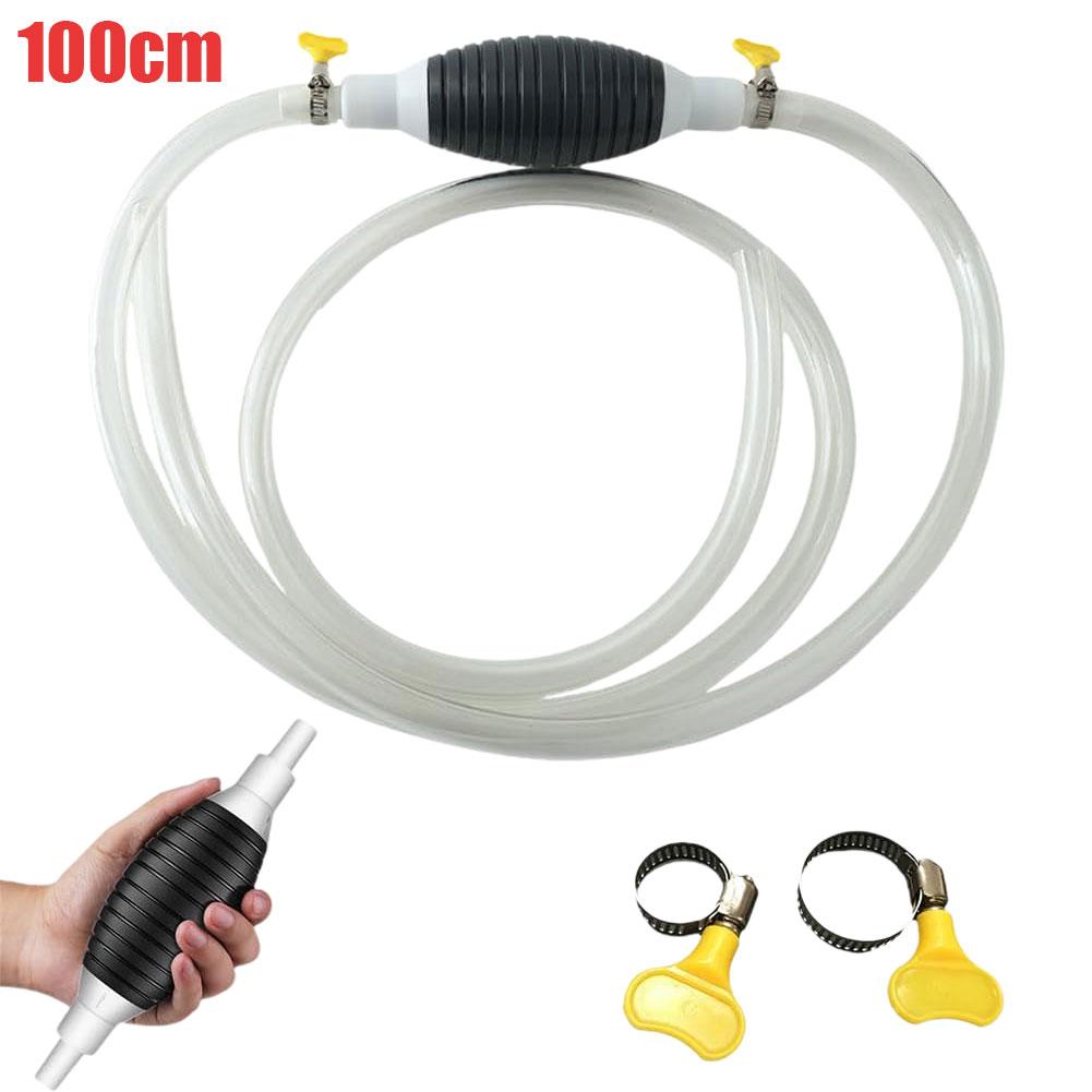 Manual Hand Fuel Pump, Oil Transfer Pump for Car Fuel Tank, Petrol Diesel Liquid Syphon Fuel Saver for Gas