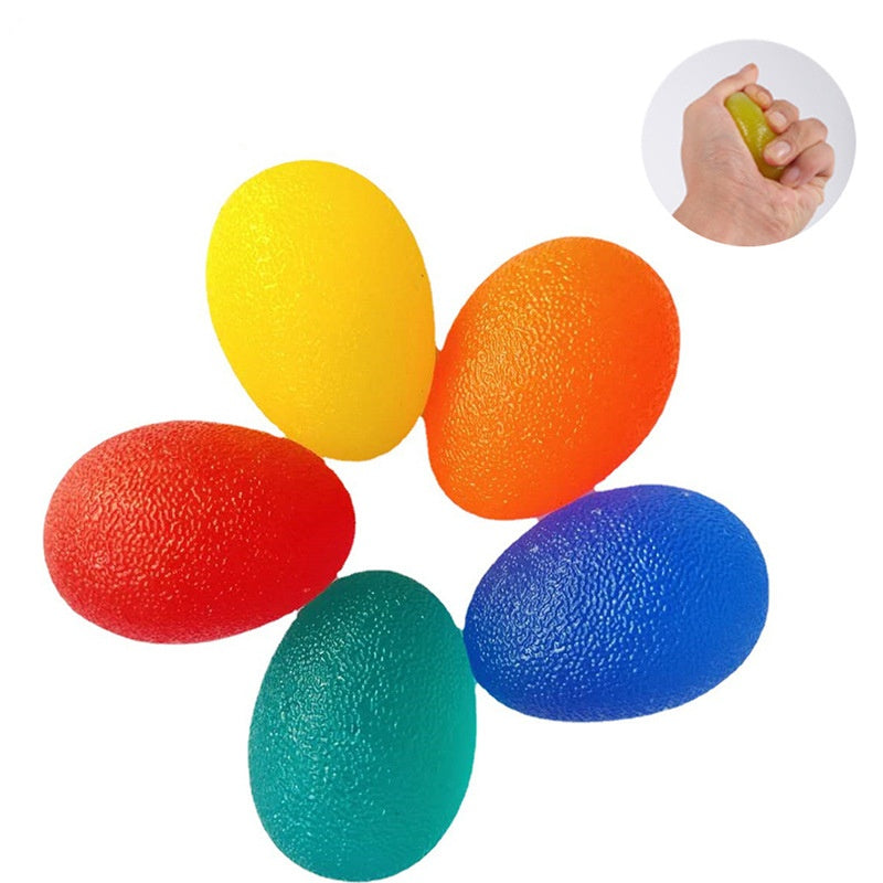 Hand Exercise Grip Ball, Fitness Elastic Training Ball for Elderly and Adults, Finger Strengthener, Daily Hand Therapy