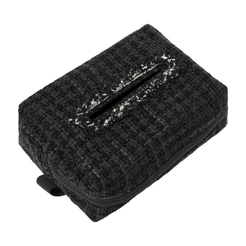 Creative Car Tissue Box, Small Fragrance Style, High End Car Hanging Paper Box, Multi Function Handrail Box