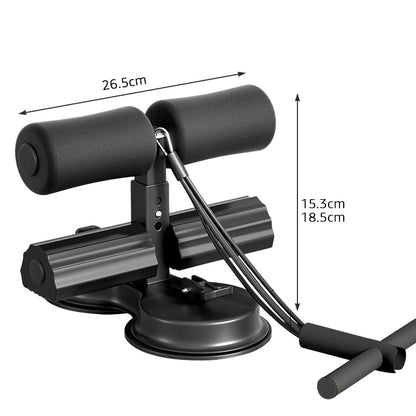 SitUp Assistant With Elastic Drawstring Core AB Trainer Aids Double Suction Cup Core Strength Train 5