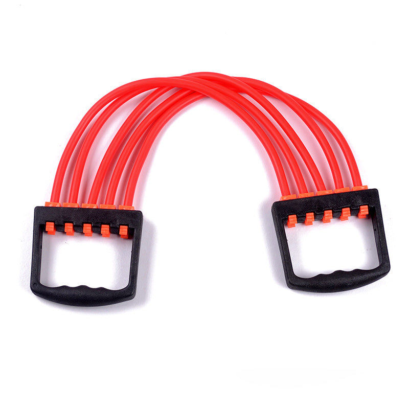 Yoga 5 Resistance Bands, Fitness Cable Rope, Sport Chest Expander Puller for Home Workout Exercise