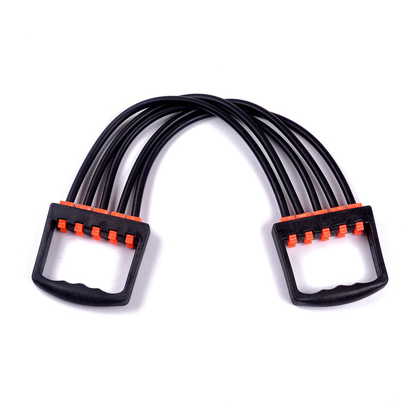 Yoga 5 Resistance Bands, Fitness Cable Rope, Sport Chest Expander Puller for Home Workout Exercise