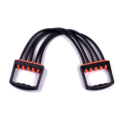 Yoga 5 Resistance Bands, Fitness Cable Rope, Sport Chest Expander Puller for Home Workout Exercise