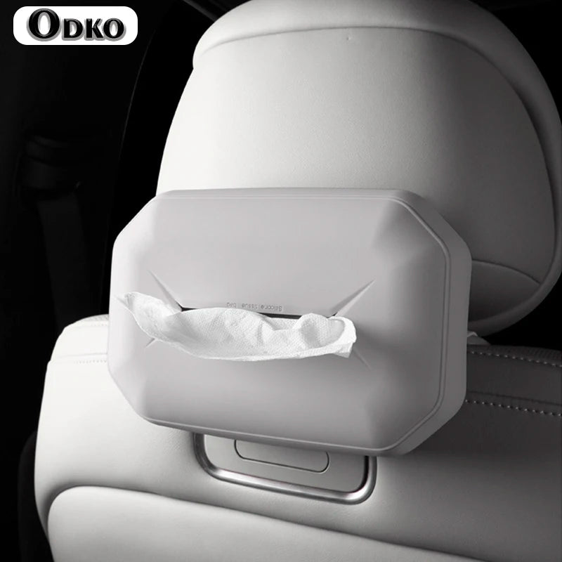 Silicone Car Tissue Box, Hanging Tissue Bag, Essential Car Accessories for Interior Organization
