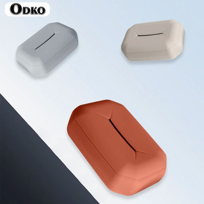 Silicone Car Tissue Box Hanging Tissue Bag Essential Car Accessories For Interior Organization 3