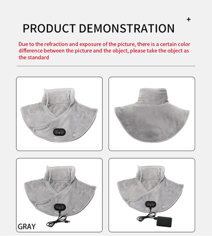 ThermaFlex Heated Neck And Shoulder Wrap With Vibration And Thermal Compression 2