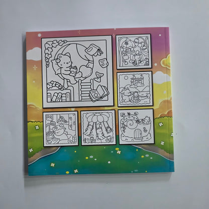 Little Friends Coloring Book, Fun Animal Designs for Stress Relief, Great for Teens and Adults
