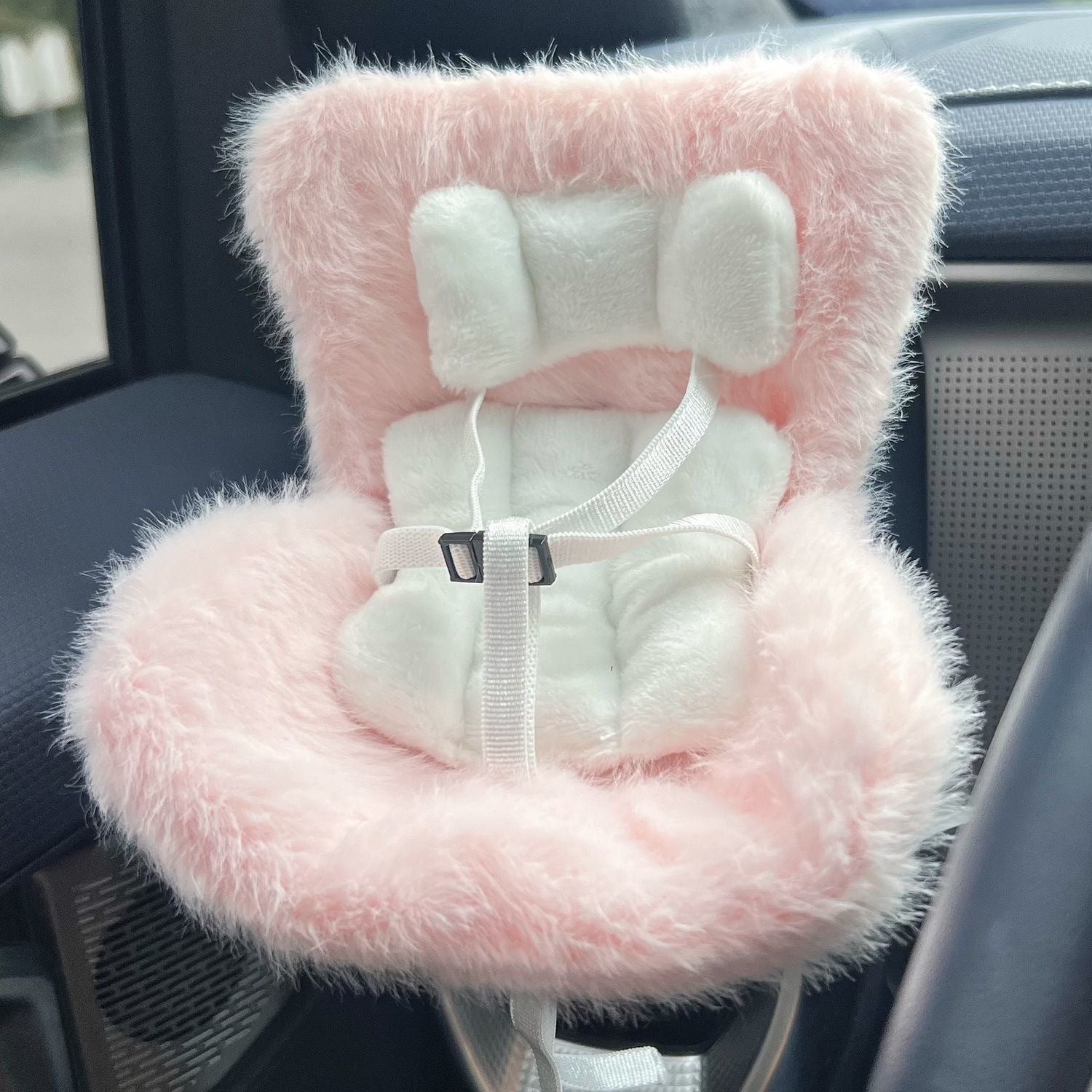 Cartoon Chair Model Car Seat, Car Doll Safety Seat, Doll Car Interior Styling Decoration