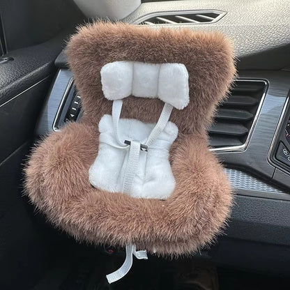 Cartoon Chair Model Car Seat, Car Doll Safety Seat, Doll Car Interior Styling Decoration