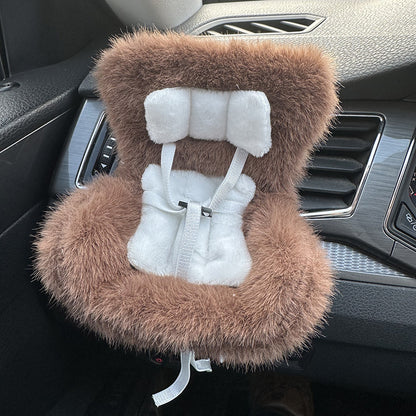Cartoon Chair Model Car Seat, Car Doll Safety Seat, Doll Car Interior Styling Decoration