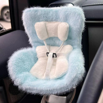Cartoon Chair Model Car Seat, Car Doll Safety Seat, Doll Car Interior Styling Decoration