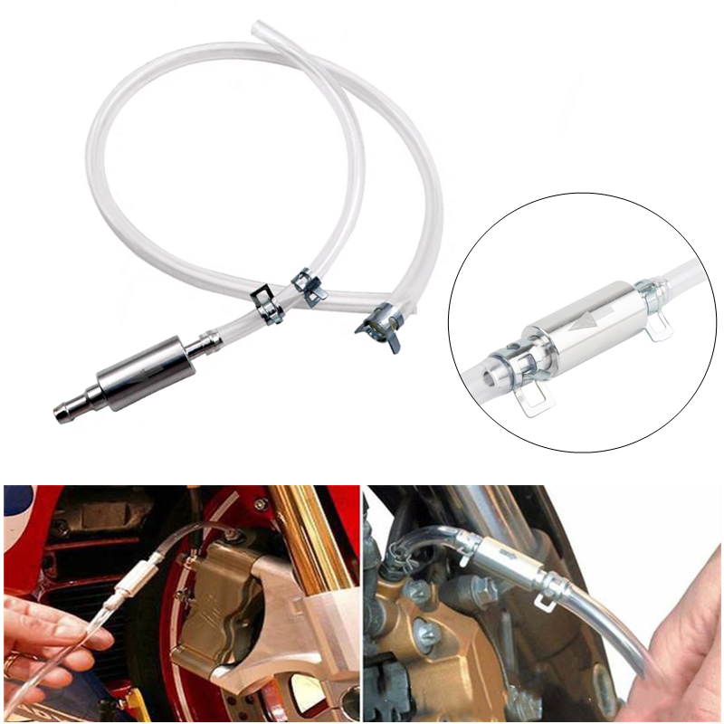 Auto Car Brake Clutch Bleeder Hose, One Way Check Valve, Motorcycle Brake Fluid Bleeder Pipe