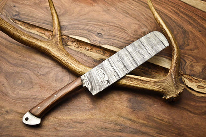 Custom Handmade Damascus Chef Knife  12 Professional Kitchen Knife With Hard Wood Handle 3