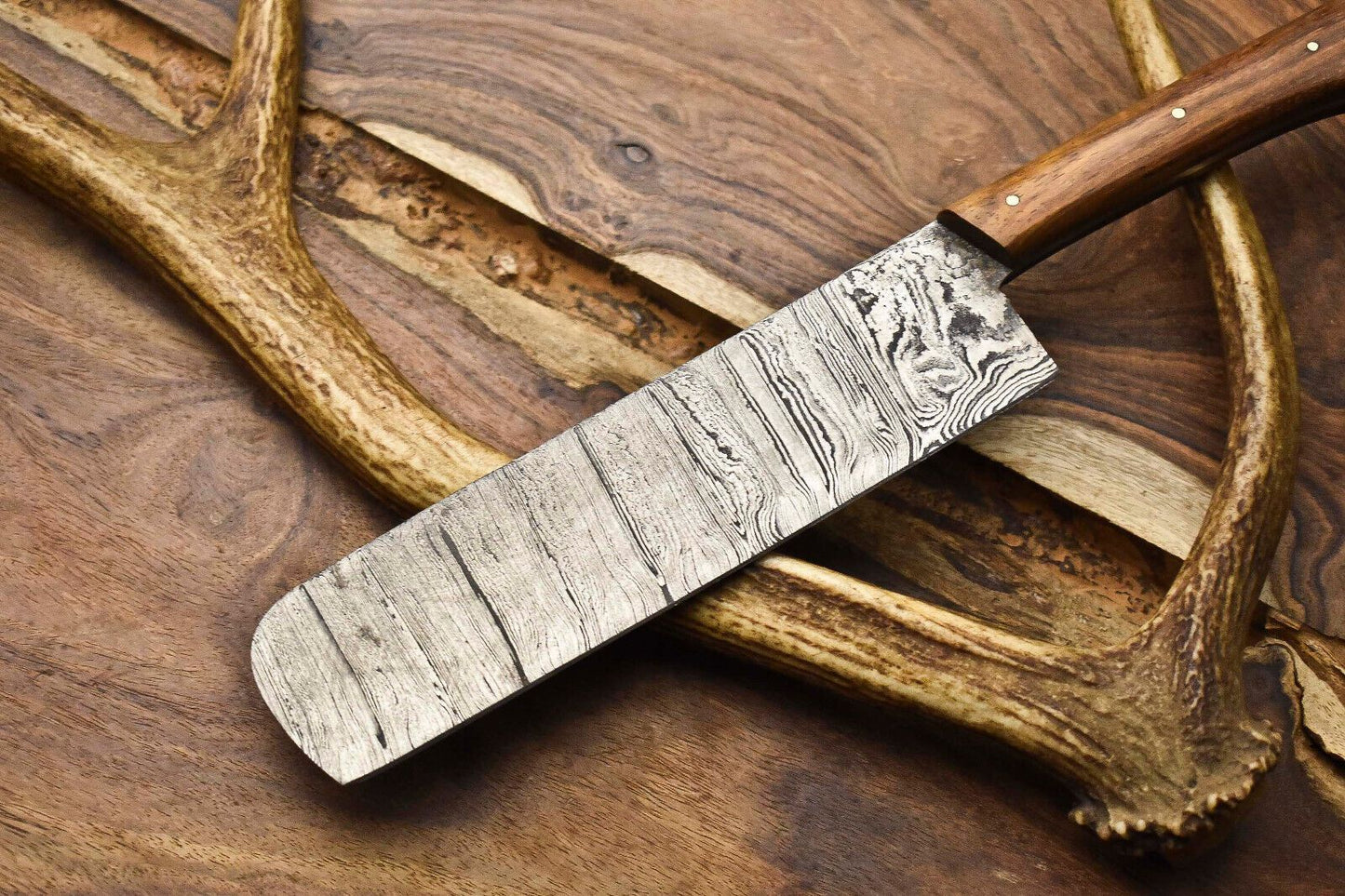 Custom Handmade Damascus Chef Knife  12 Professional Kitchen Knife With Hard Wood Handle 2