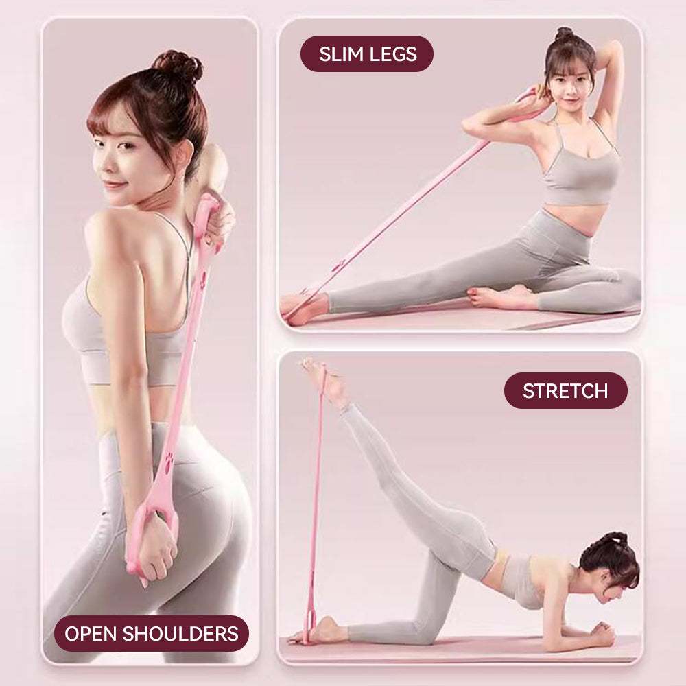 Elastic Pilates Fitness Woman, Yoga Pull Strap, Cat Claws Tension Rope, Chest Expander Resistance Band