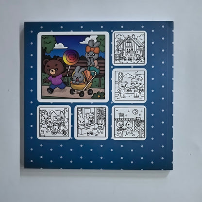 Fuzzy Felons Coloring Book for Adults, Cute Animal Characters, Calming Scenes for Stress Relief, Creative Gift for Teens
