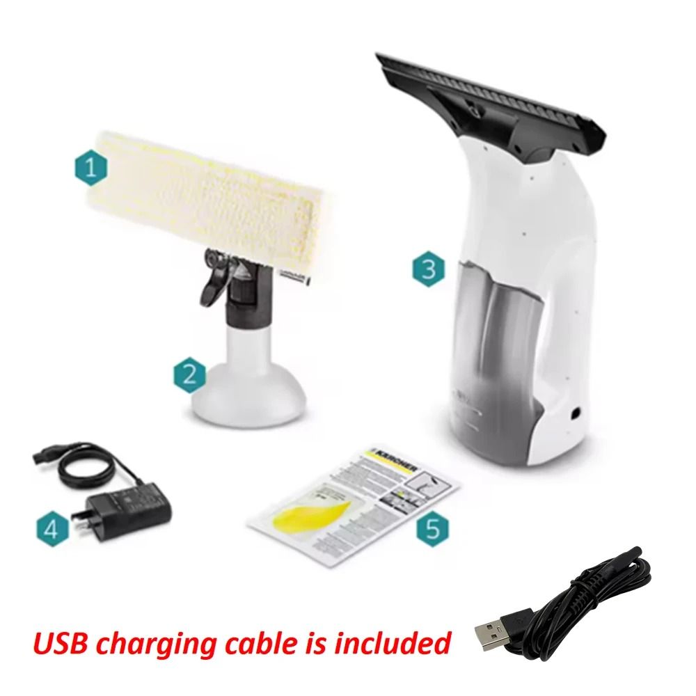 Window Glass Cleaner With Strong Suction And LED Power Display 5