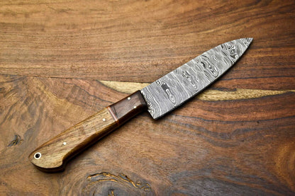 12 Inch Handmade Damascus Blade Chef Knife  Professional Kitchen Cutlery Gift 3
