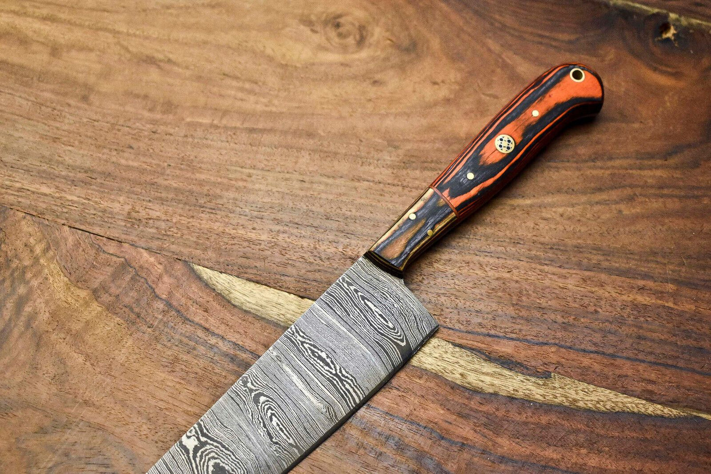 Forged Damascus Steel Chef Knife  Premium 12 Handmade Kitchen Knife 1