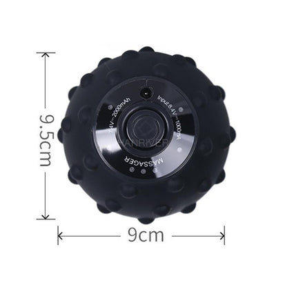 Yoga Fitness Electric Massage Roller, 4 Speed High Intensity Vibrating Massage Ball, For Muscle And Plantar Fasciitis