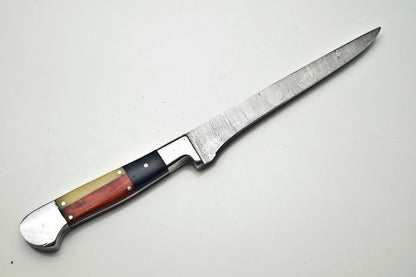 Beautiful Handmade Damascus Chef Knife  12 Inch Full Tang Kitchen Knife Gift 3